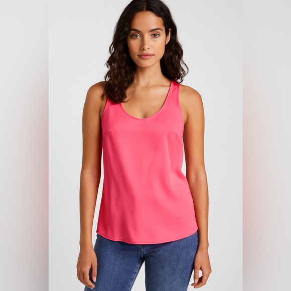 2/for $20 🪩 Hot Pink Satin Tank Top 💘 (Size X-Small) NEW w TAGS 🏷️ - Picture 8 of 8